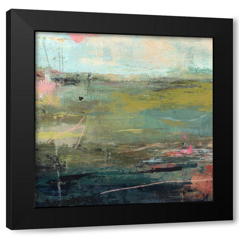 Pine Forest No. 2 Black Modern Wood Framed Art Print by Nicoll, Suzanne