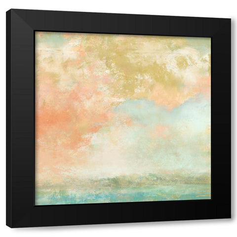 Mist Black Modern Wood Framed Art Print with Double Matting by Nicoll, Suzanne