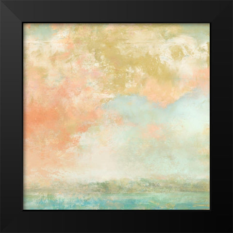Mist Black Modern Wood Framed Art Print by Nicoll, Suzanne