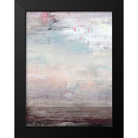 Purple Haze Black Modern Wood Framed Art Print by Nicoll, Suzanne