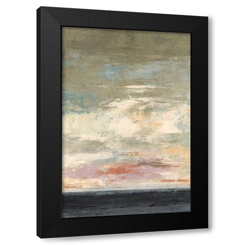 Quiet Tide Black Modern Wood Framed Art Print by Nicoll, Suzanne