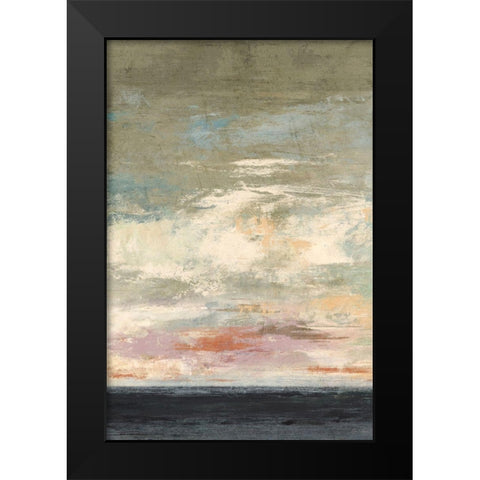 Quiet Tide Black Modern Wood Framed Art Print by Nicoll, Suzanne