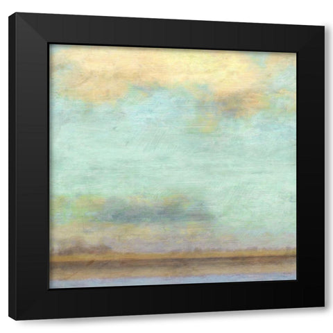 River Seine Black Modern Wood Framed Art Print with Double Matting by Nicoll, Suzanne