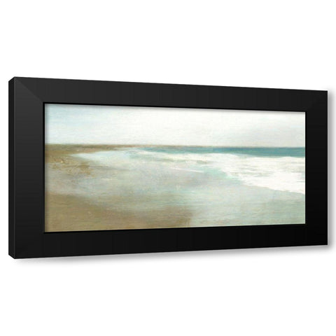 Surfside Black Modern Wood Framed Art Print with Double Matting by Nicoll, Suzanne