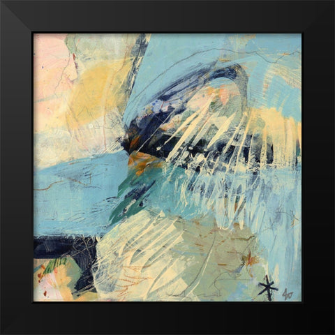 Dawn Black Modern Wood Framed Art Print by Nemcosky, Ann Thompson