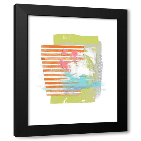 Beach Day 1 Black Modern Wood Framed Art Print by Nicoll, Suzanne