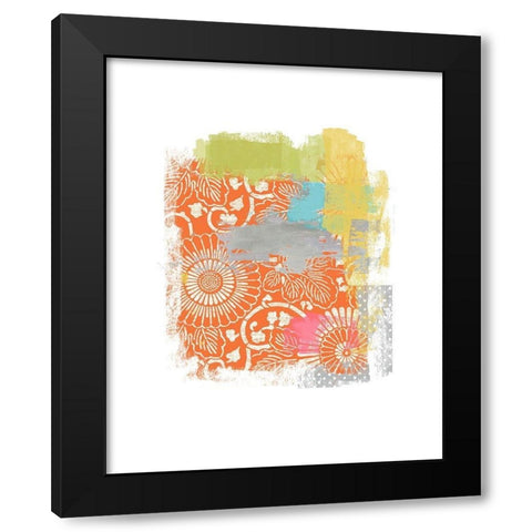 Beach Day 3 Black Modern Wood Framed Art Print by Nicoll, Suzanne