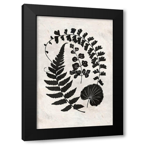 Botanica 2 Black Modern Wood Framed Art Print with Double Matting by Nicoll, Suzanne