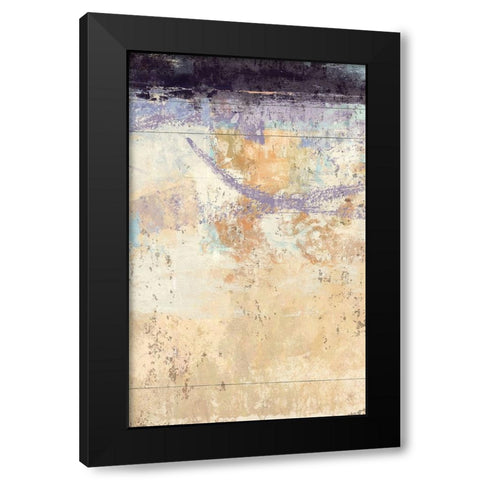 Aubergine 1 Black Modern Wood Framed Art Print by Nicoll, Suzanne