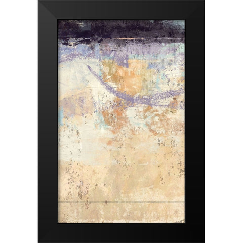 Aubergine 1 Black Modern Wood Framed Art Print by Nicoll, Suzanne