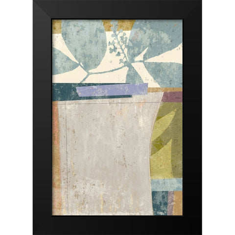 Calla 1 Black Modern Wood Framed Art Print by Nicoll, Suzanne