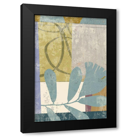 Calla 2 Black Modern Wood Framed Art Print by Nicoll, Suzanne