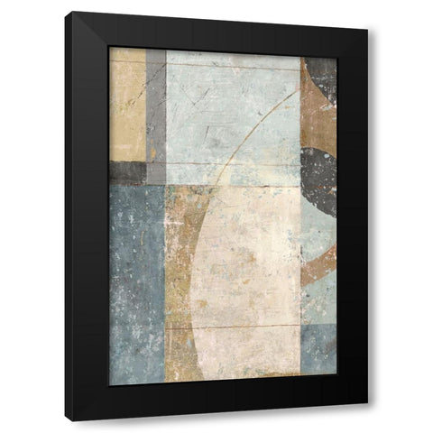 Complementary Angles 1 Black Modern Wood Framed Art Print with Double Matting by Nicoll, Suzanne
