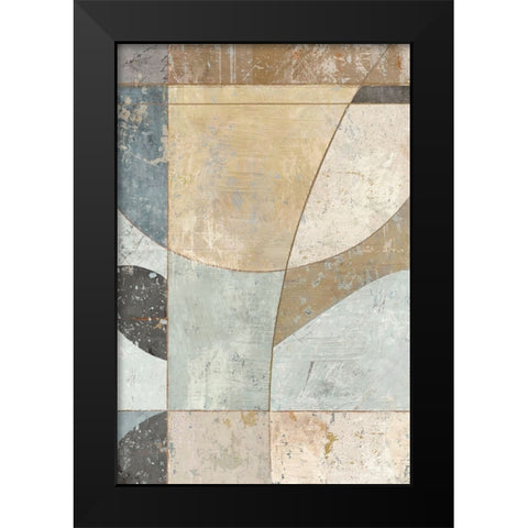 Complementary Angles 2 Black Modern Wood Framed Art Print by Nicoll, Suzanne