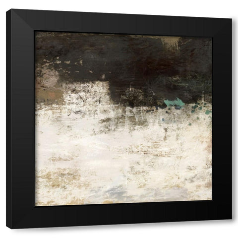Concrete Black Modern Wood Framed Art Print with Double Matting by Nicoll, Suzanne