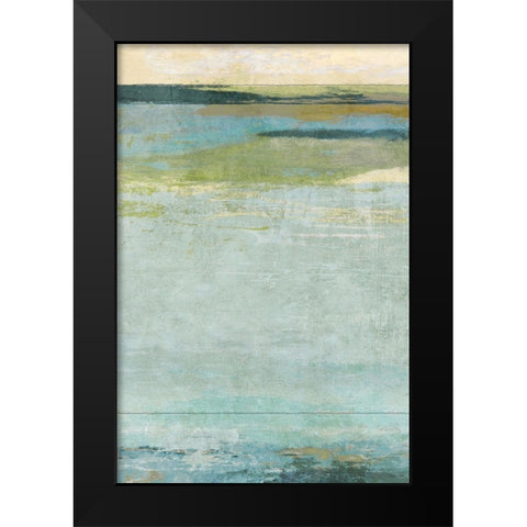 Seafoam 1 Black Modern Wood Framed Art Print by Nicoll, Suzanne