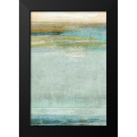 Seafoam 2 Black Modern Wood Framed Art Print by Nicoll, Suzanne