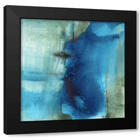 Another World I Black Modern Wood Framed Art Print with Double Matting by Oppenheimer, Michelle