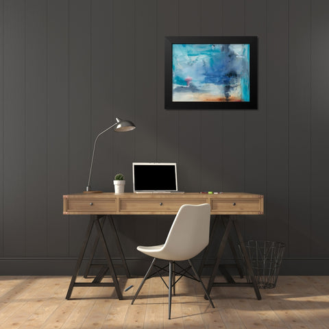 Out to Sea Black Modern Wood Framed Art Print by Oppenheimer, Michelle