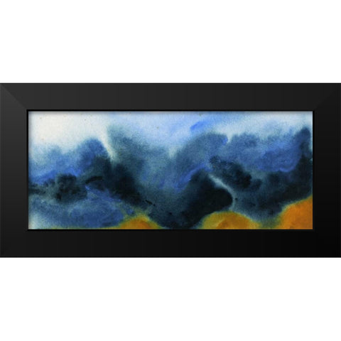 No Ambivalence Black Modern Wood Framed Art Print by Oppenheimer, Michelle