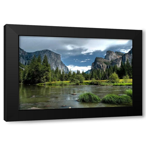 Yosemite Black Modern Wood Framed Art Print by Oldford, Tim