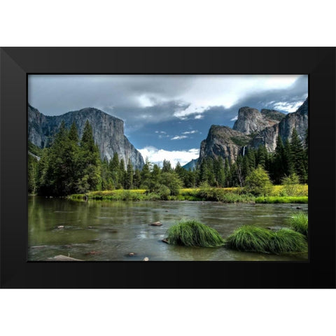 Yosemite Black Modern Wood Framed Art Print by Oldford, Tim