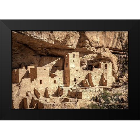 Mesa Verde Black Modern Wood Framed Art Print by Oldford, Tim