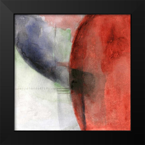 The Distant Fire Black Modern Wood Framed Art Print by Oppenheimer, Michelle