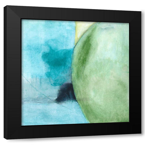 Joy To My Heart Black Modern Wood Framed Art Print by Oppenheimer, Michelle
