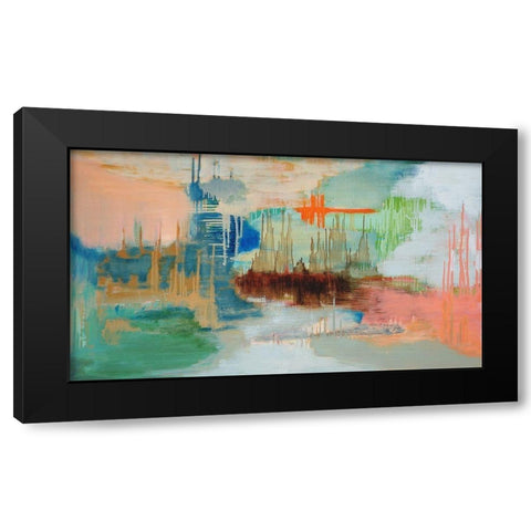 From the Ashes Black Modern Wood Framed Art Print by ONeill, Carolyn