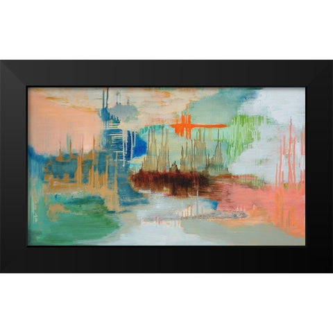 From the Ashes Black Modern Wood Framed Art Print by ONeill, Carolyn