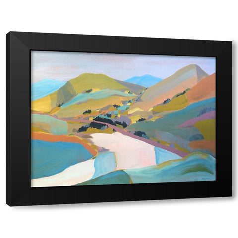 PCH Black Modern Wood Framed Art Print with Double Matting by Oswald, Pete