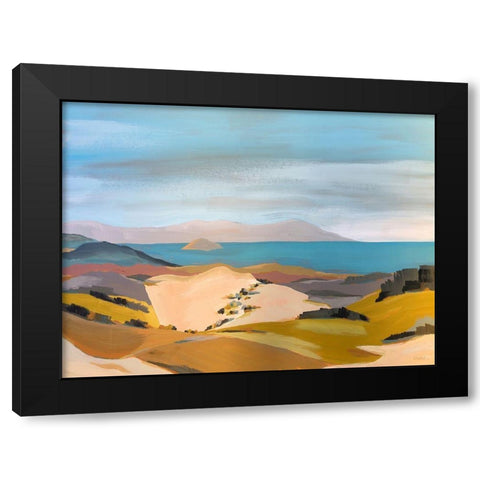 San Luis Obispo Black Modern Wood Framed Art Print with Double Matting by Oswald, Pete