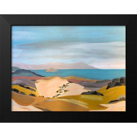 San Luis Obispo Black Modern Wood Framed Art Print by Oswald, Pete