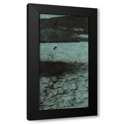 Oceans Unearthed No. 1 Black Modern Wood Framed Art Print by Oppenheimer, Michelle