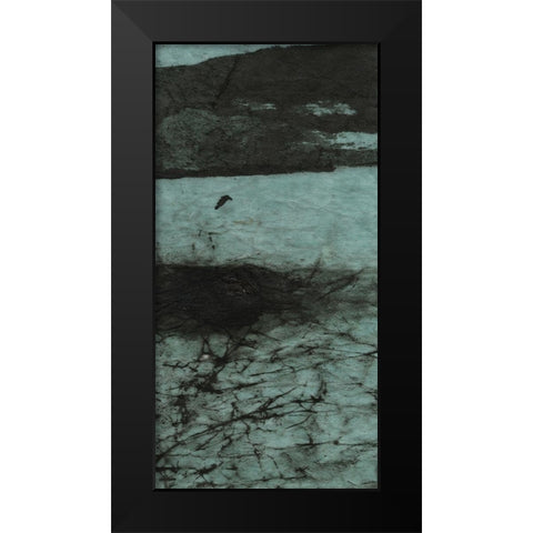 Oceans Unearthed No. 1 Black Modern Wood Framed Art Print by Oppenheimer, Michelle