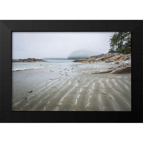 Tonquin Beach Black Modern Wood Framed Art Print by Oldford, Tim