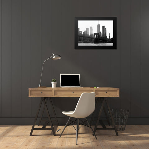 New York 1 Black Modern Wood Framed Art Print by Okula, Carina