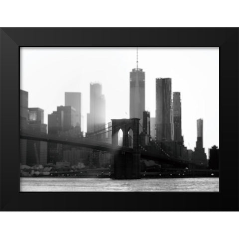 New York 1 Black Modern Wood Framed Art Print by Okula, Carina