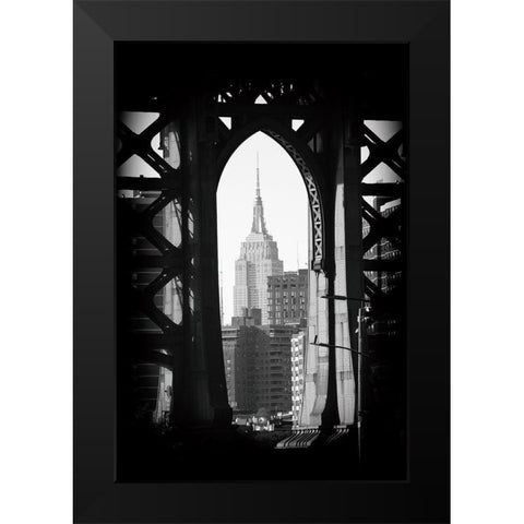 New York 2 Black Modern Wood Framed Art Print by Okula, Carina