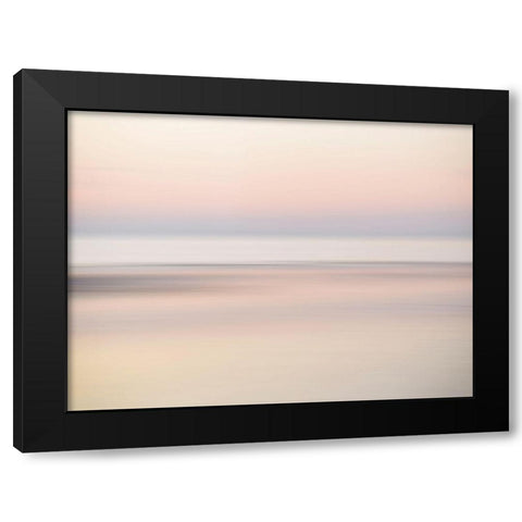 Oceanscape 2 Black Modern Wood Framed Art Print with Double Matting by Okula, Carina