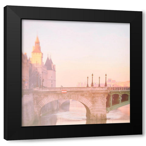 Paris Dreams 2 Black Modern Wood Framed Art Print by Okula, Carina