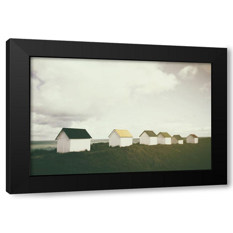 Seaside 2 Black Modern Wood Framed Art Print by Okula, Carina