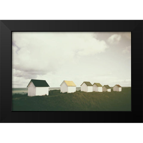 Seaside 2 Black Modern Wood Framed Art Print by Okula, Carina