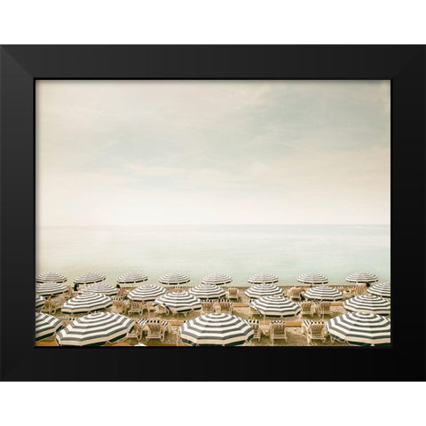 Seaside 4 Black Modern Wood Framed Art Print by Okula, Carina