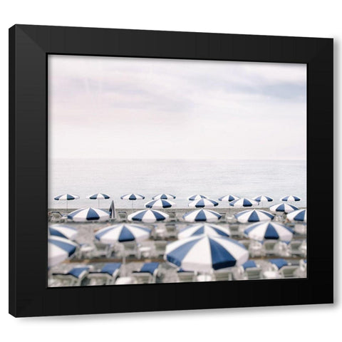 Seaside 7 Black Modern Wood Framed Art Print with Double Matting by Okula, Carina