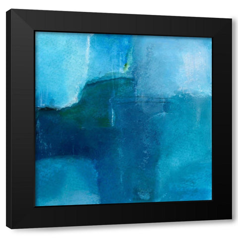 Ocean No. 4 Black Modern Wood Framed Art Print with Double Matting by Oppenheimer, Michelle