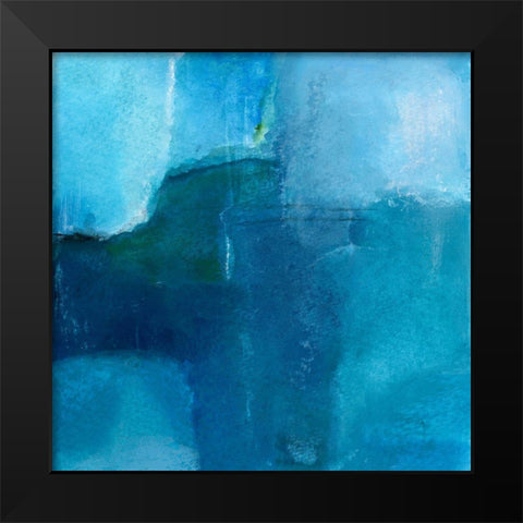 Ocean No. 4 Black Modern Wood Framed Art Print by Oppenheimer, Michelle