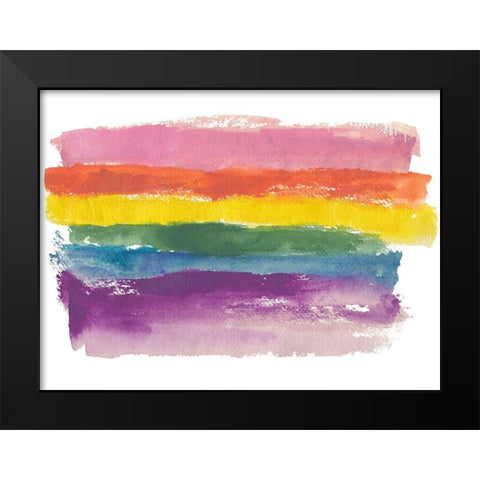 Be You Black Modern Wood Framed Art Print by Oppenheimer, Michelle