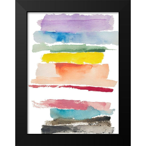 Inclusion Black Modern Wood Framed Art Print by Oppenheimer, Michelle